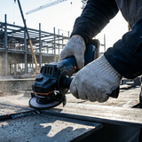 KEYBOAA 21V Brushless Angle Grinder Kit / 4 Inch (100mm) / 8500 RPM High Speed / 4.0Ah/6.0Ah Battery / For Cutting & Polishing