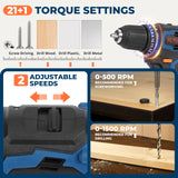 KEYBOAA 12V Brushless Drill Kit (Dual-Battery Edition)