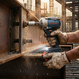 KEYBOAA 21V Cordless Impact Wrench 1/2" / 485 Ft-lbs (658N.m) Breakaway Torque / 2400 RPM / 4.0Ah/6.0Ah Battery / For Auto Repair