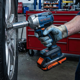 KEYBOAA 21V Cordless Impact Wrench 1/2" / 485 Ft-lbs (658N.m) Breakaway Torque / 2400 RPM / 4.0Ah/6.0Ah Battery / For Auto Repair